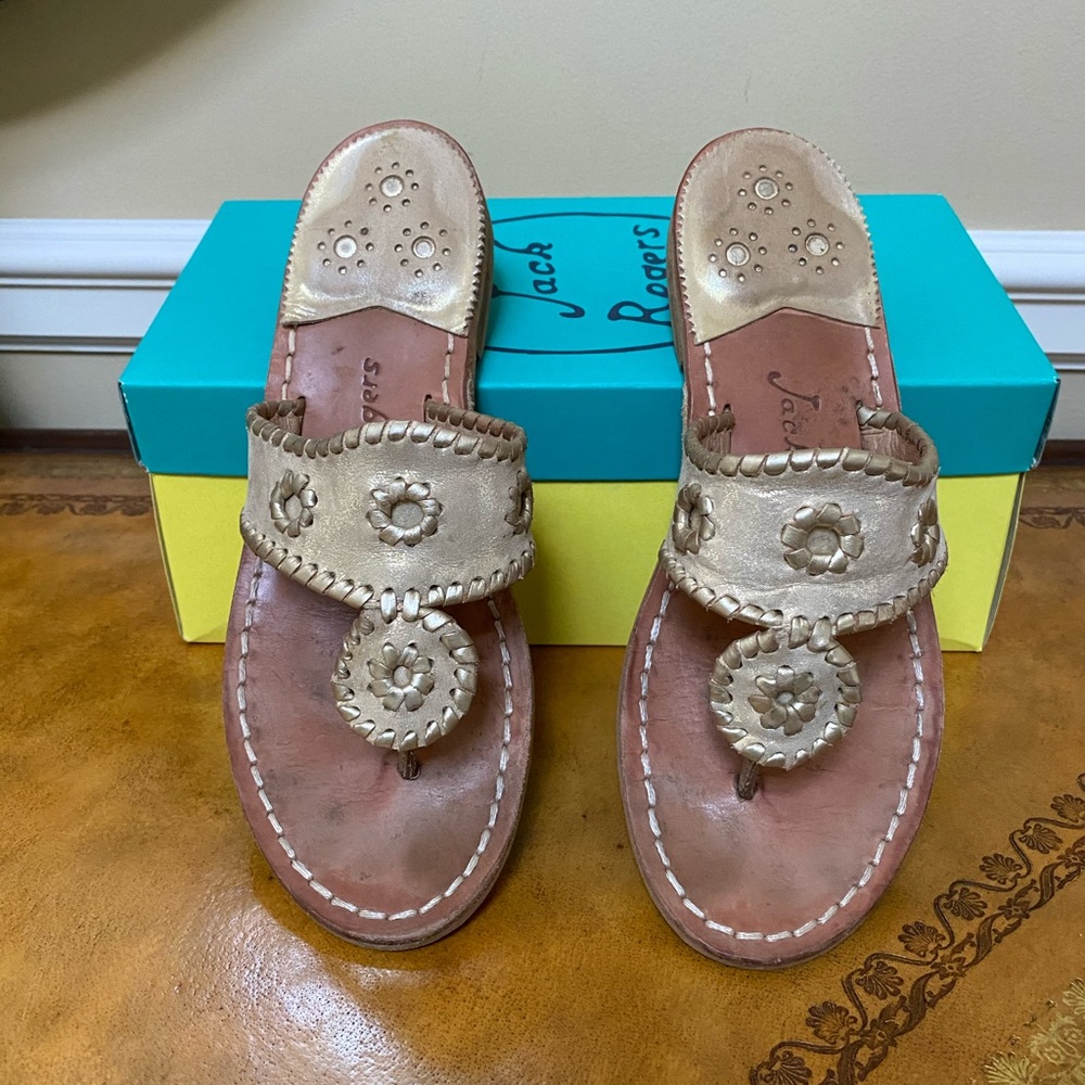 COPY - Jack Rogers Platinum Stardust Sandal